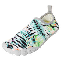 AQA(エーキューエー) 水陸両用シューズ 24 ボタニカル KW4476 1足（直送品）