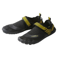 AQA(エーキューエー) PLAYS 水陸両用シューズ 25 ブラック×イエロー KW4474 1足（直送品）