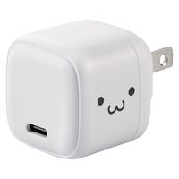 USB充電器 タイプC PD 20W USB-C×1 スマホ タブレット充電 しろちゃん ECーAC7320WF エレコム 1個