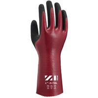 【耐切創手袋】 ウィード 耐切創レベルE ニトリル耐油オールコート ZI-728L LL 1双