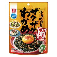 理研ビタミン ふりかけるザクザクわかめ 食べるラー油味 50g 1セット（1個×3）ふりかけ