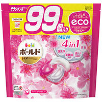 （在庫処分）ボールド ジェルボール4D 癒しのプレミアムブロッサムの香り 詰め替え テラジャンボ 1箱（297粒：99粒入×3個）洗濯洗剤 P&G【旧品】
