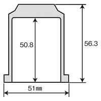 パーマンコーポレーション プラナットキャップ 41mm 8ヶ入 大型車用 青色レンズ付 リア 1214431000 1個（直送品）