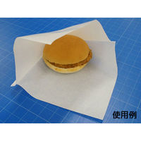 福助工業 バーガー袋 No.18 無地 00132455 1ケース(3000個(100個×30))（直送品）