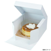 ヤマニパッケージ ケーキ箱 フードアントルメ5号 20-427 1ケース(100個(50個×2)（直送品）