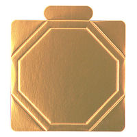 ヤマニパッケージ ケーキ箱 ソレイユデコ135 4号 金台紙付 DE-190T 1ケース(100個(1個×100)（直送品）