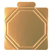 ヤマニパッケージ ケーキ箱 ソレイユデコ135 4.5号 金台紙付 DE-191T 1ケース(100個(1個×100)（直送品）