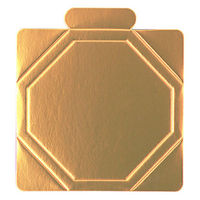 ヤマニパッケージ ケーキ箱 ソレイユデコ135 5号 金台紙付 DE-192T 1ケース(100個(1個×100)（直送品）