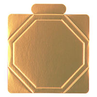 ヤマニパッケージ ケーキ箱 ソレイユデコ135 6号 金台紙付 DE-193T 1ケース(100個(1個×100)（直送品）