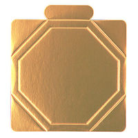 ヤマニパッケージ ケーキ箱 ソレイユデコ135 7号 金台紙付 DE-194T 1ケース(100個(1個×100)（直送品）