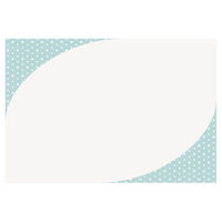 九州紙工 HANAシリーズテーブルマット 七宝青 上質紙(26×38cm) SP-1T 1ケース(1000個(100個×10)（直送品）