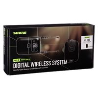 SHURE ボディパック型送信機+WL185マイク付ポータブルワイヤレスシステム SLXD15/85-JB 1個（直送品）