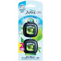 ファブリーズ クルマ 自動車エアコン送風口用消臭・芳香剤 グリーンミストの香り 1セット（1パック（2個入）×12）P＆G