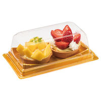 リスパック サラダ容器 バイオカップ キューブ NK25-60B PABK471 1ケース(600個(50個×12)（直送品）