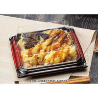 リスパック どんぶり容器 バイオデリカ 枠重 175B K-えんてん赤J10 RHBN711 1ケース(900個(50個×18)（直送品）