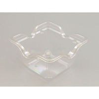 リスパック フルーツ容器 バイオカップ キューブ 11-60B ゲイト 穴4H PABK600 1ケース(900個(50個×18)（直送品）