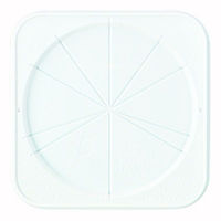 ヤマニパッケージ ケーキ箱 デコホワイト7号 CLトレー付 DE-10 1ケース(100個(1個×100)（直送品）