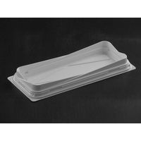 リスパック サンドイッチ容器 バイオカップ RYO-8B 白 PABB135 1袋(50個)（直送品）