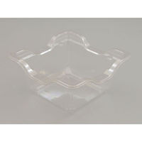 リスパック フルーツ容器 バイオカップ キューブ 13-60B ゲイト 穴4H PABK607 1ケース(600個(50個×12)（直送品）