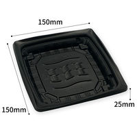 リスパック 惣菜容器 バイオデリカ かなで 505B 黒 RHIG740 1ケース(900個(50個×18)（直送品）