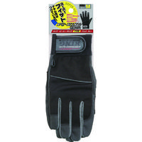 おたふく手袋 ブラックグレー L PU-KING K-17 1双