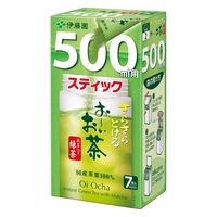 伊藤園 さらさらとける お～いお茶 抹茶入り緑茶 500ml用スティック インスタント緑茶 1セット（1個（7本入）×3）