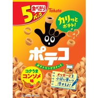 5Pポテコ コンソメ味 95g（19g×5袋） 1セット（1袋×6） 東ハト スナック菓子