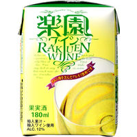楽園ワイン ミニパック 白ワイン　やや甘口 180ml 1ケース（30本）　清洲桜醸造