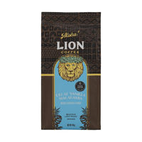 【コーヒー粉】ライオンコーヒー デカフェバニラマカダミア 1セット（140g×3袋）