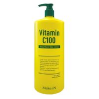 【アウトレット】MakeIn ビタミンC100ディープモイストローション 1000ml×2個 化粧水 大容量 EVLISS　紫外線対策