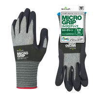 【天然ゴム背抜き手袋】 ショーワグローブ No.344 マイクログリップ ラバーグリーン Mサイズ No.344-M 1双