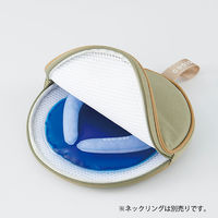 【アウトレット】コジット クールネックリング 保冷ケース 保冷剤付 カーキ COOLOOP 91713 1個