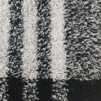 林 バスタオル 今治 ルーミーチェック 2枚セット ブラック(黒) BN208930 1セット(2枚入)（直送品）