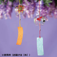 ストア・エキスプレス ガラス江戸風鈴 L40cm 金魚 8798-7438 1個 45-9-2-2（直送品）