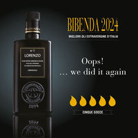 バルベーラ ロレンツォ No1 有機エキストラヴァージンオリーブオイル D.O.P. 500ml 1本 イタリア産 オリーブ油