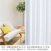 【5cm単位】オフィス・公共施設・ご住宅に｜サンゲツ高機能レースカーテン幅240cmｘ丈246cm1枚（直送品）