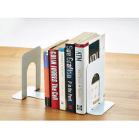 ジョインテックス スマートバリュー ブックエンドM白10個(2個×5組)B167JM-WH5 B167J-M-WH5 1箱（直送品）