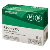 ジョインテックス スマートバリュー スティックのりM 25g 10本 B841J-M10 1箱（直送品）