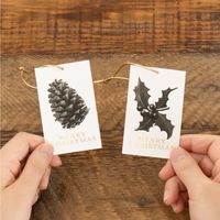 ヘッズ クリスマスゴムタッグ/モノトーン-3(20枚) X-TR3 1セット(5パック×20枚)（直送品）