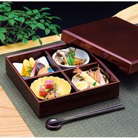 ヤマコー 裏木曽春慶塗 松花堂弁当 27436 1個（直送品）