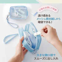 プラス Pasty ガジェットポーチ BL FL-220CA 1個（直送品）