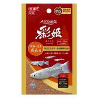 メダカ元気 彩姫 稚魚～若魚 成長用 超ソフト顆粒 ミニスプーン付 国産 40g 1セット（1袋×3）ジェックス