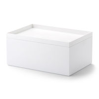 吉川国工業所 タイディアップボックス D3725（ボックス深型） ホワイト TD-05_W 1個