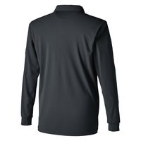 TS DESIGN ドライロングスリーブポロシャツ チャコールグレー 6L 6075-25-6L 1着（直送品）