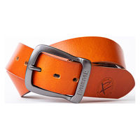 イーブンリバー RB-02-02-F レザーベルト カーキ F 1本（直送品）