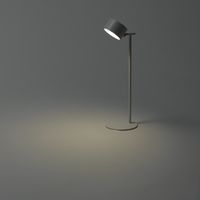 LEDデスクライト 3wayマグネットライト ホワイト 丸タイプ スタンド ウォール 充電式 調光 SDL05W01WH 1個