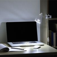 LEDクリップライト 昼光色 ホワイト 70lm YAZAWA CLELP01WH 1個