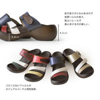 リゲッタ リゲッタカヌー エッグヒールサンダル ホワイト L CJEG5223-WHT-L(24.0cm~24.5cm) 1足　ナースサンダル（直送品）