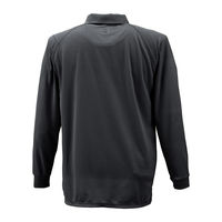 TS DESIGN 3075-25-LL 長袖ポロシャツ チャコールグレー LL 1着（直送品）