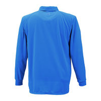 TS DESIGN 3075-41-LL 長袖ポロシャツ ロイヤルブルー LL 1着（直送品）